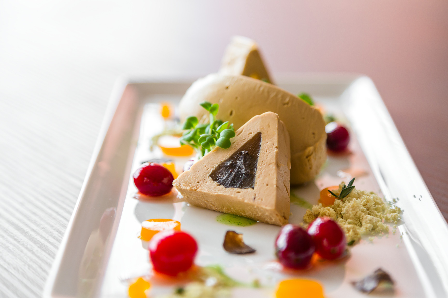 Delicious gourmet food close up